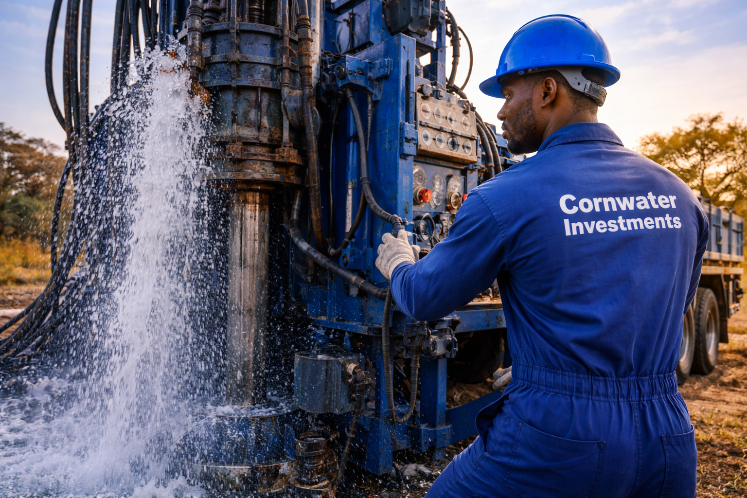 Drilling operation in progress